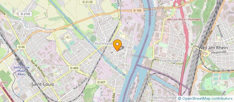 localisation de l'entreprise 889 929 055   HUNINGUE