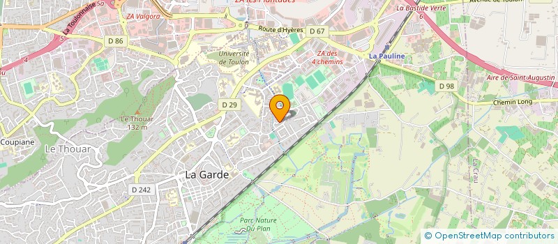 localisation de l'entreprise 889 931 218   LA GARDE