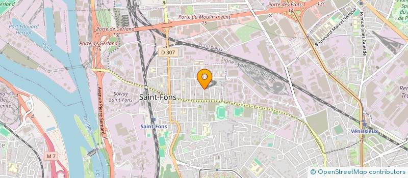 localisation de l'entreprise 889 934 469   VENISSIEUX