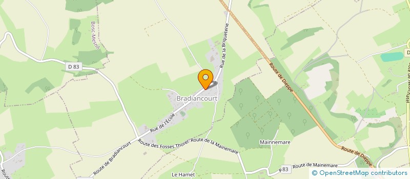 localisation de l'entreprise 889 934 543   BOSC-LE-HARD