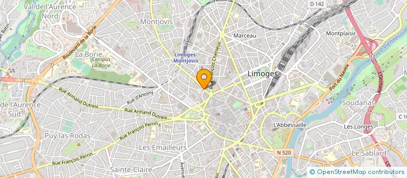 localisation de l'entreprise 889 950 424 à LIMOGES