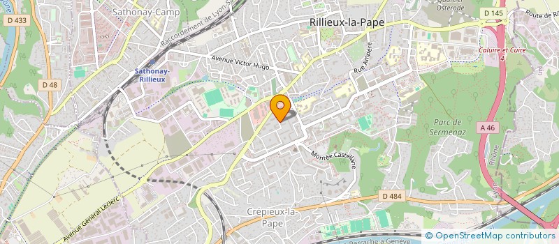 localisation de l'entreprise 889 956 090   RILLIEUX-LA-PAPE