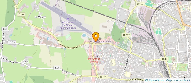 localisation de l'entreprise 889 971 636 à VARENNES VAUZELLES