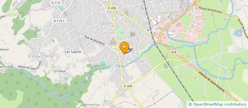 localisation de l'entreprise 889 986 675 à MONTBRISON