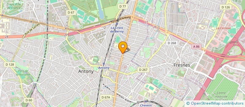 localisation de l'entreprise 889 991 188  à ANTONY