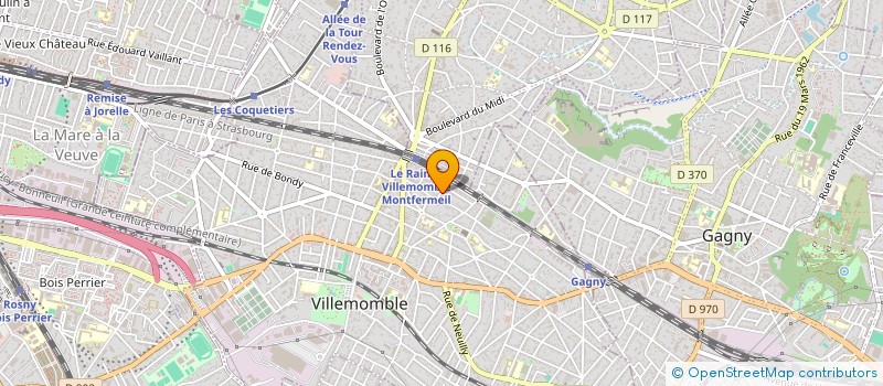 localisation de l'entreprise 889 991 261   VILLEMOMBLE