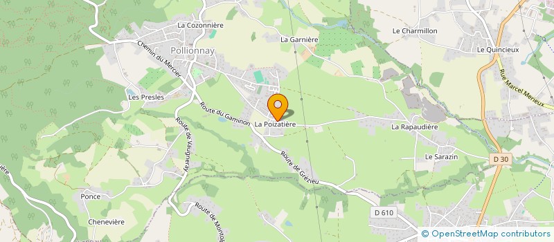 localisation de l'entreprise 889 992 350   POLLIONNAY