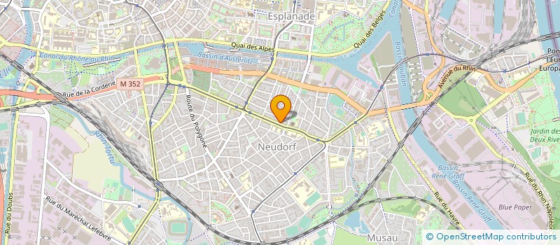 localisation de l'entreprise 889 997 425 à STRASBOURG