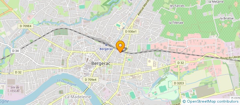 localisation de l'entreprise 889 999 546  à BERGERAC