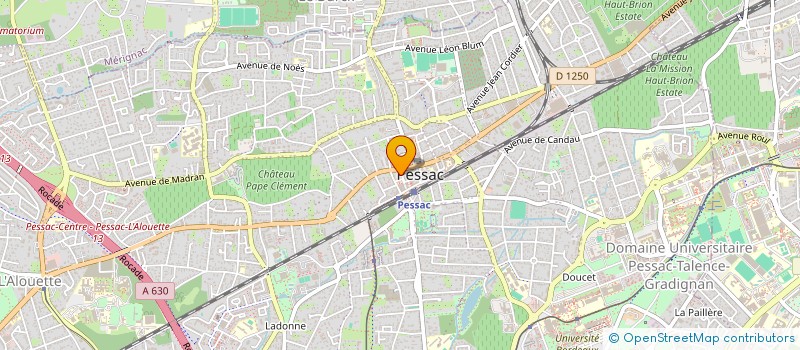 localisation de l'entreprise 890 001 183  à PESSAC