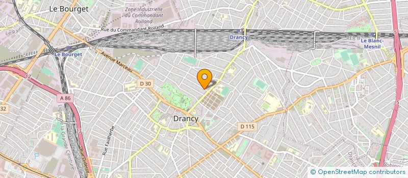 localisation de l'entreprise 890 003 155 à DRANCY