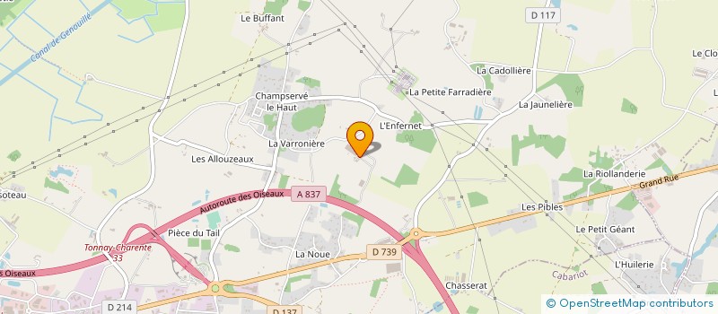 localisation de l'entreprise 890 010 259   TONNAY-CHARENTE