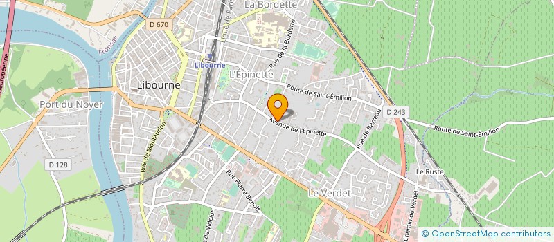 localisation de l'entreprise 890 021 660  à LIBOURNE