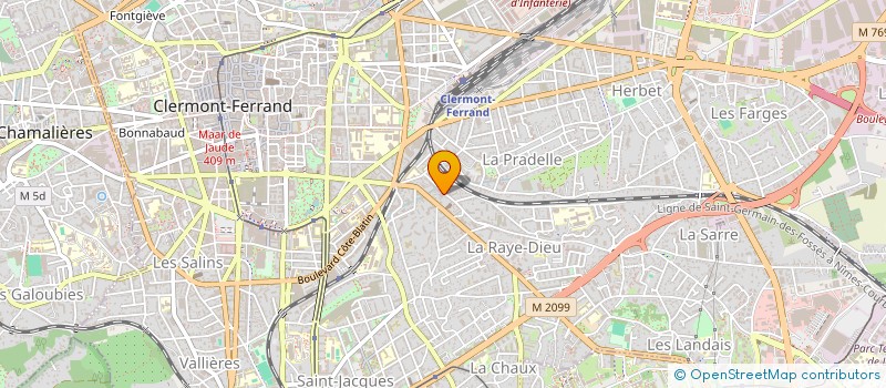 localisation de l'entreprise 890 031 115   CLERMONT-FERRAND