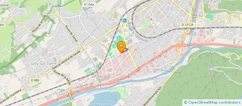 localisation de l'entreprise 890 038 003   ALBERTVILLE