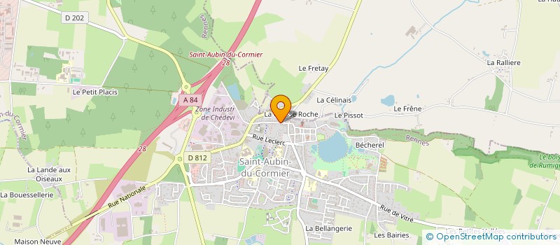 localisation de l'entreprise 890 069 065   SAINT-AUBIN-DU-CORMIER