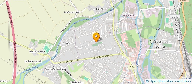 localisation de l'entreprise 890 071 939 à CHALETTE-SUR-LOING