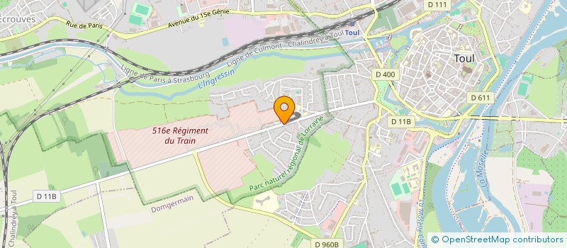 localisation de l'entreprise 890 072 275   ECROUVES