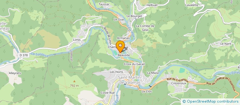 localisation de l'entreprise 890 076 714   SAINT-MARTIN-DE-VALAMAS