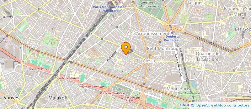 localisation de l'entreprise 890 081 110   PARIS
