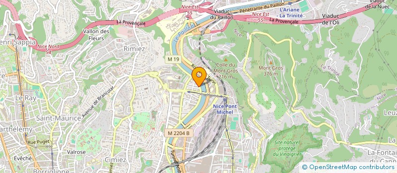 localisation de l'entreprise 890 093 271 à NICE