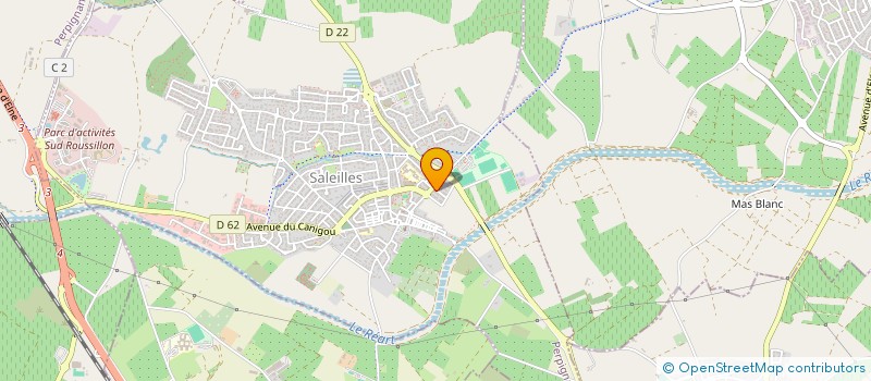 localisation de l'entreprise 890 104 680   SALEILLES