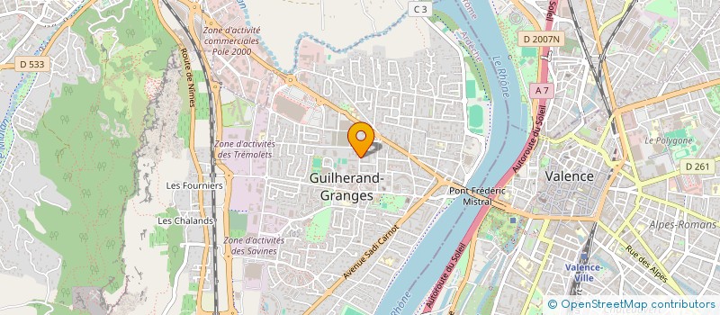 localisation de l'entreprise 890 108 632 à GUILHERAND-GRANGES