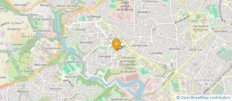 localisation de l'entreprise 890 122 435  à BREST