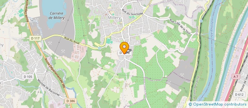 localisation de l'entreprise 890 135 767   MILLERY