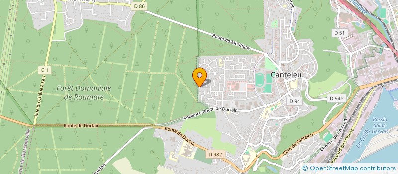 localisation de l'entreprise 890 137 185   CANTELEU