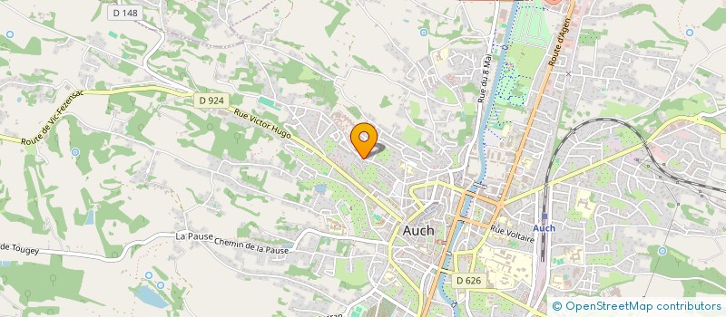 localisation de l'entreprise 890 140 726   AUCH