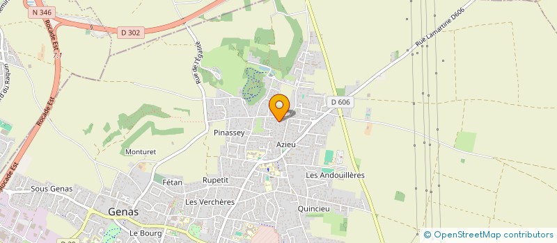 localisation de l'entreprise 890 186 703   GENAS