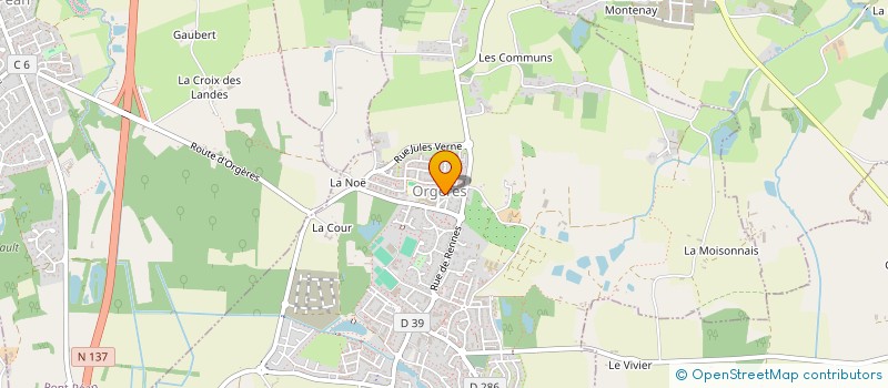 localisation de l'entreprise 890 191 679   ORGERES