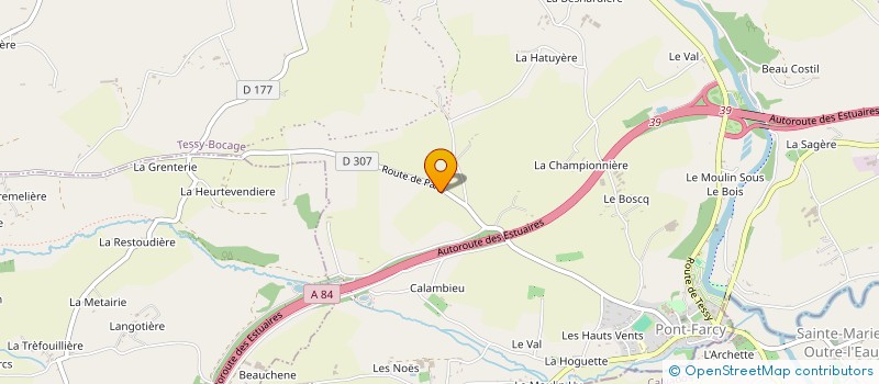 localisation de l'entreprise 890 213 275   TESSY-BOCAGE