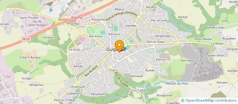 localisation de l'entreprise 890 213 937   GUIPAVAS