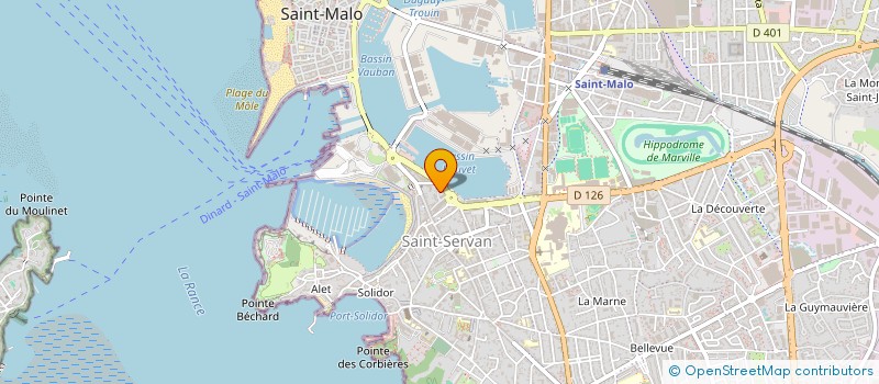 localisation de l'entreprise 890 214 075 à SAINT-MALO