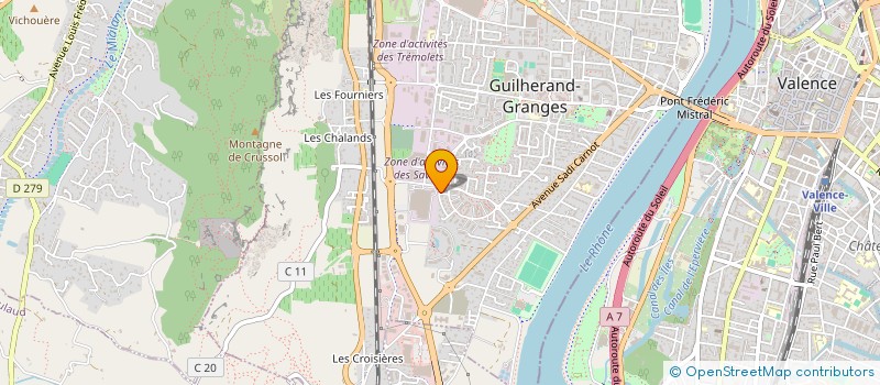 localisation de l'entreprise 890 217 557   GUILHERAND-GRANGES