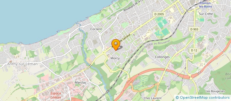 localisation de l'entreprise 890 218 753  à THONON-LES-BAINS