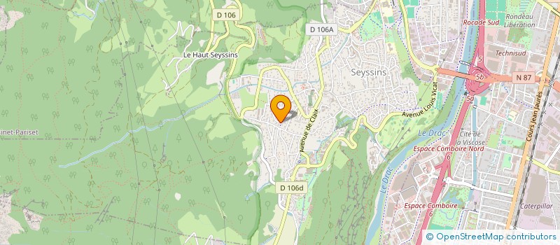 localisation de l'entreprise 890 228 125  à SEYSSINS