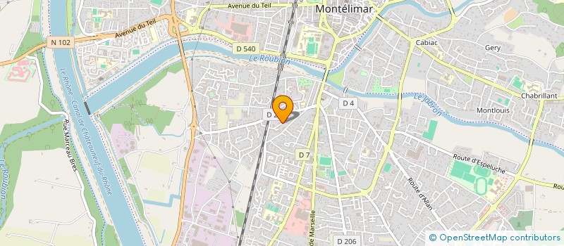 localisation de l'entreprise 890 260 672 à MONTELIMAR