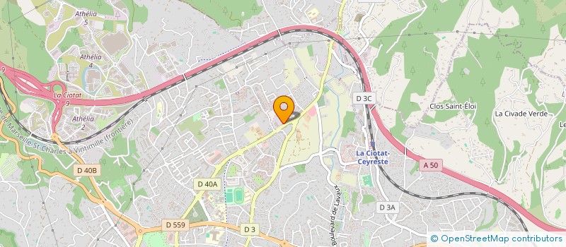 localisation de l'entreprise 890 264 419   LA CIOTAT