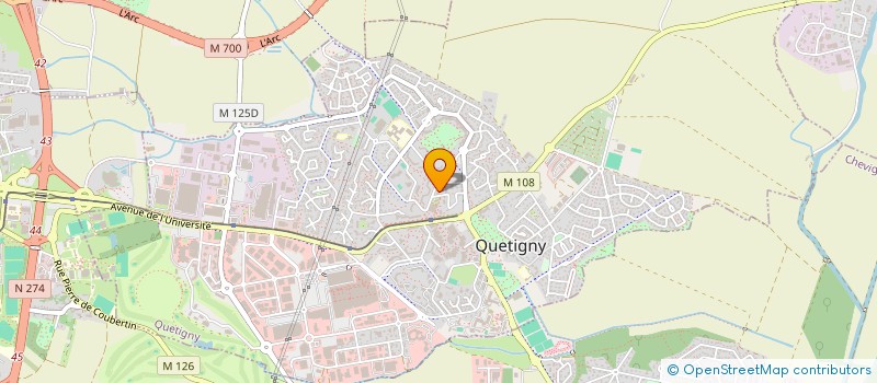 localisation de l'entreprise 890 268 246   QUETIGNY