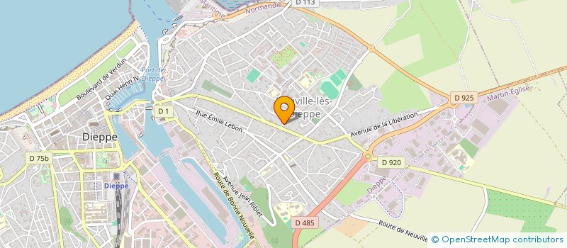 localisation de l'entreprise 890 286 933  à DIEPPE