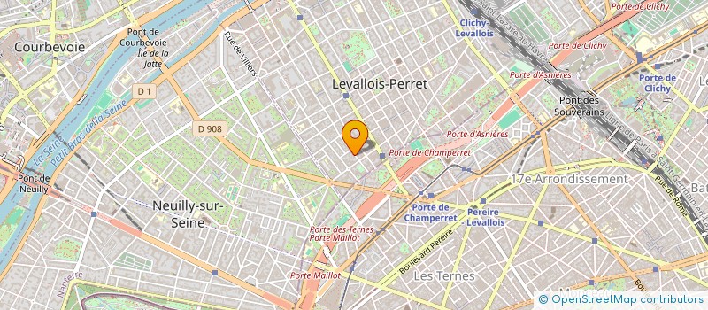 localisation de l'entreprise 890 320 682   LEVALLOIS-PERRET