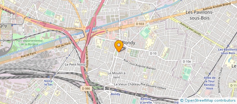 localisation de l'entreprise 890 321 482   BONDY