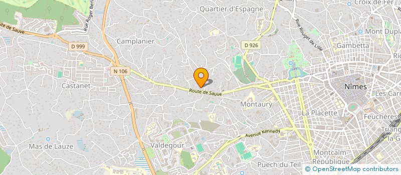 localisation de l'entreprise 890 321 961   NIMES