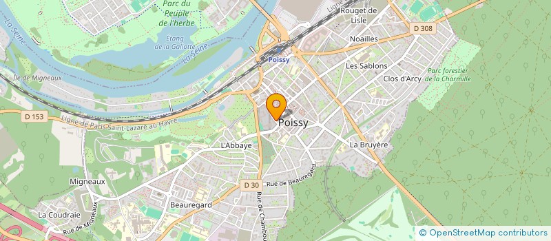 localisation de l'entreprise 890 358 146   POISSY