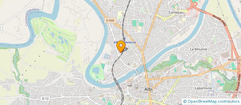 localisation de l'entreprise 890 369 390  à ALBI