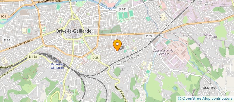 localisation de l'entreprise 890 372 923   BRIVE-LA-GAILLARDE