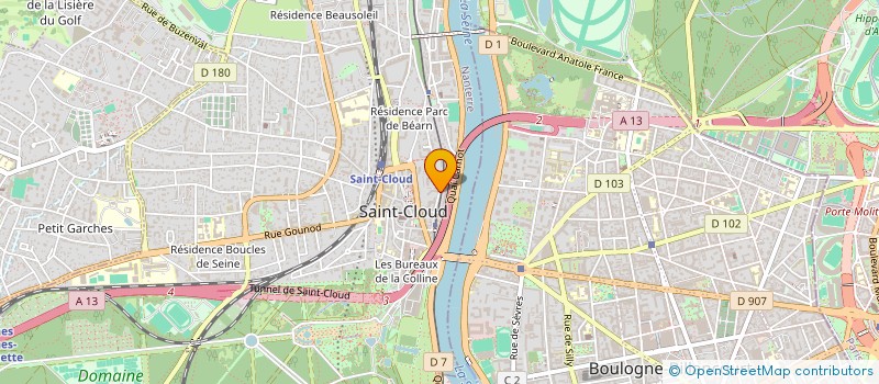 localisation de l'entreprise 890 420 805   SAINT-CLOUD